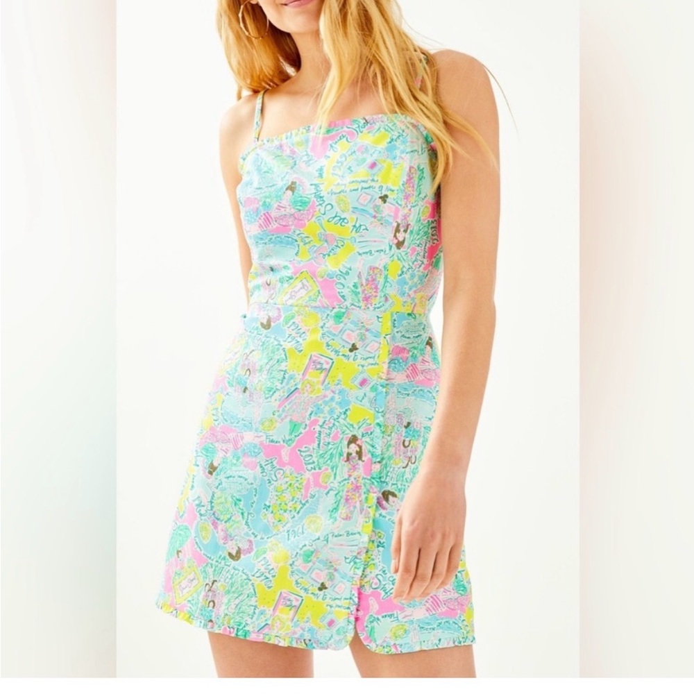 Lilly Pulitzer “it all started with a juice stand” Jesse romper size 8